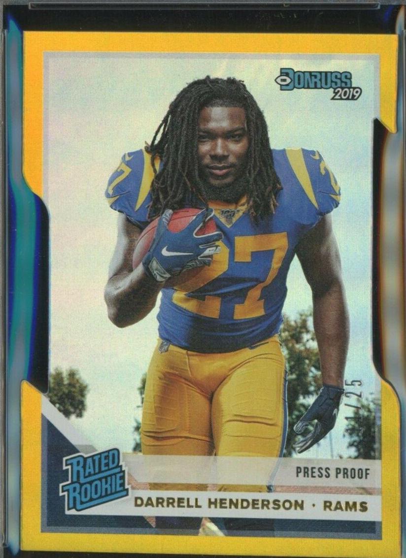 Darrell Henderson [Gold Die Cut Press Proof] #310