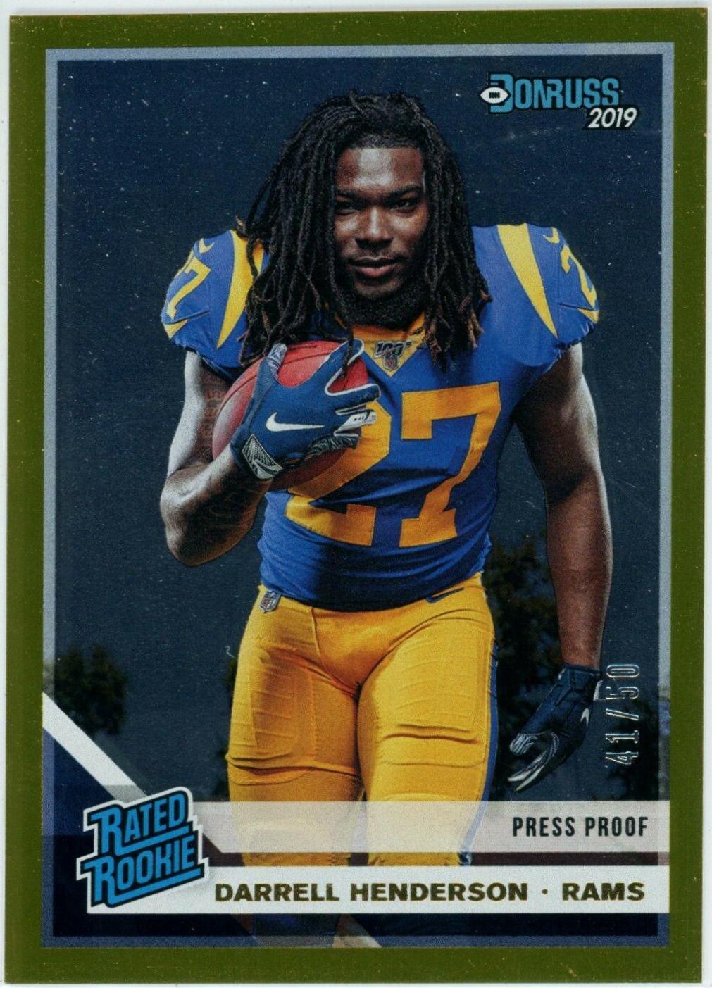 Darrell Henderson [Gold Press Proof] #310