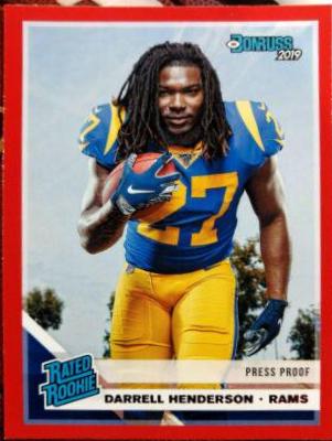 Darrell Henderson [Red Press Proof] #310