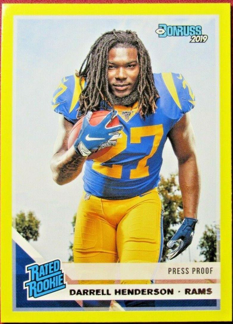 Darrell Henderson [Yellow Press Proof] #310