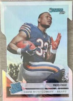 David Montgomery [Silver Die Cut Press Proof] #311