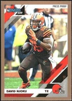 David Njoku [Bronze Press Proof] #69