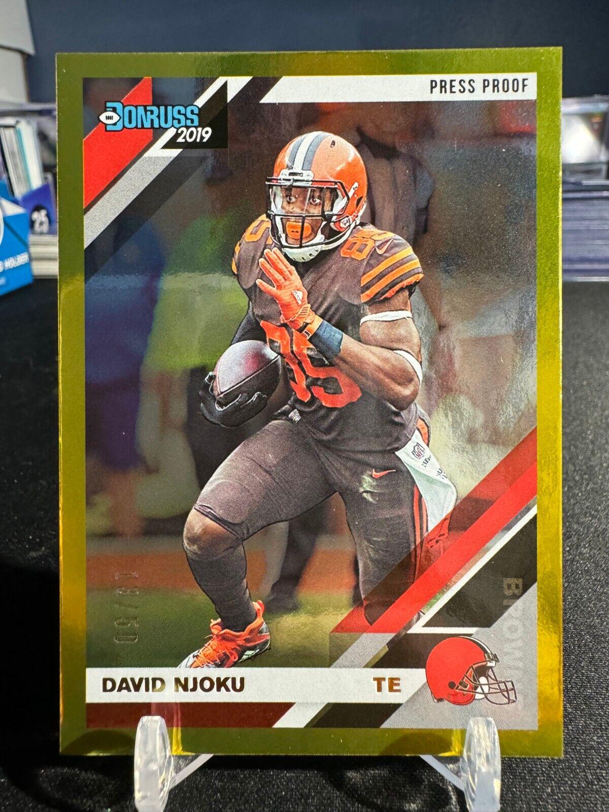 David Njoku [Gold Press Proof] #69