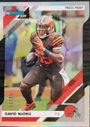 David Njoku [Yellow Press Proof] #69