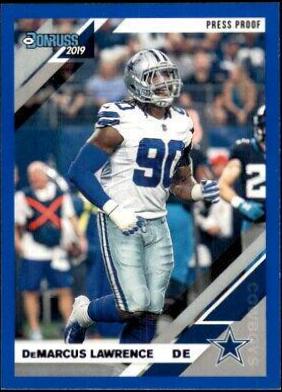 DeMarcus Lawrence [Blue Press Proof] #76