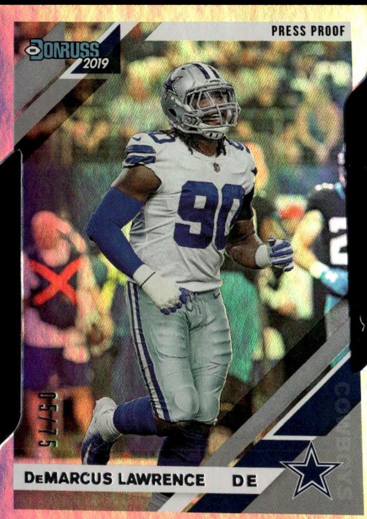 DeMarcus Lawrence [Silver Die Cut Press Proof] #76