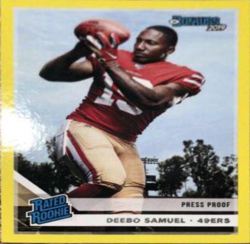 Deebo Samuel [Yellow Press Proof] #317