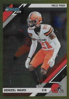 Denzel Ward [Gold Press Proof] #70