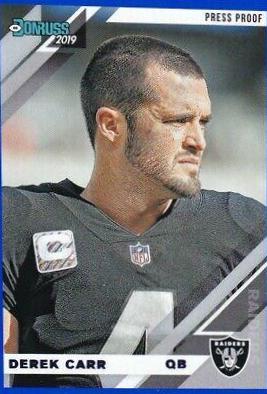 Derek Carr [Blue Press Proof] #194