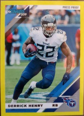 Derrick Henry [Yellow Press Proof] #244