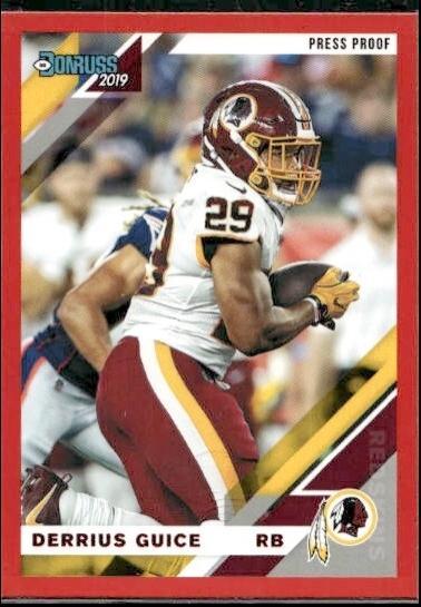 Derrius Guice [Red Press Proof] #233