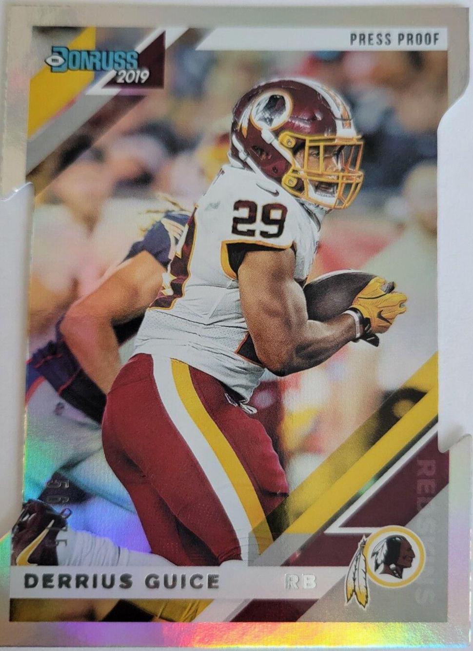 Derrius Guice [Silver Die Cut Press Proof] #233