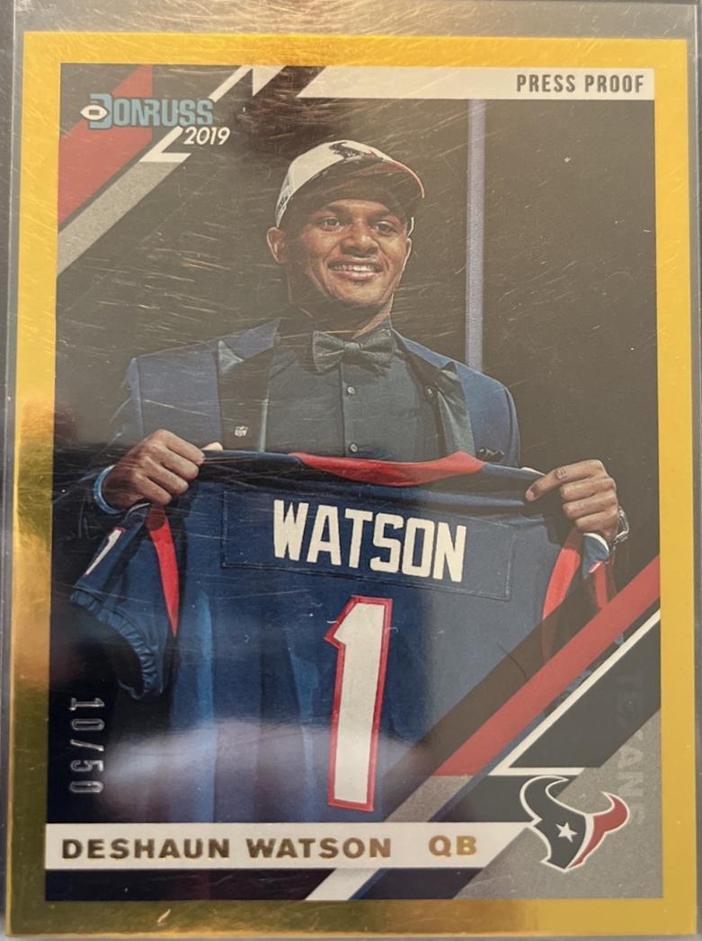Deshaun Watson [Gold Press Proof] #106