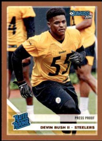 Devin Bush II [Bronze Press Proof] #344