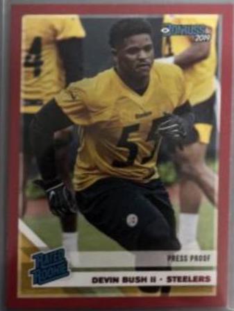Devin Bush II [Red Press Proof] #344