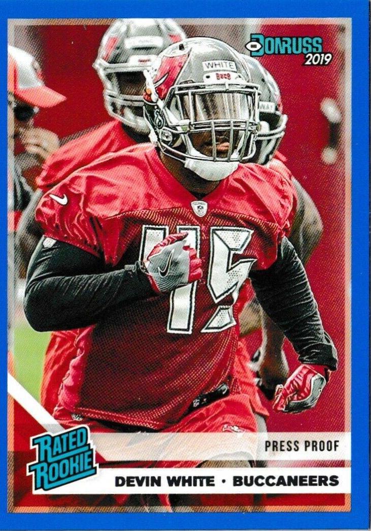 Devin White [Blue Press Proof] #342