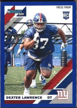 Dexter Lawrence [Blue Press Proof] #257