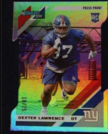 Dexter Lawrence [Silver Die Cut Press Proof] #257