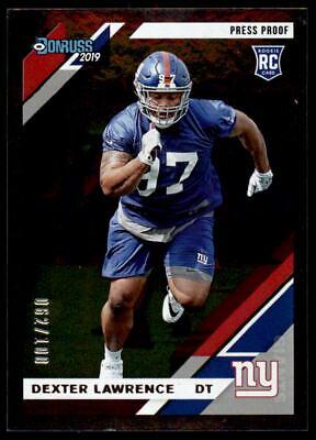 Dexter Lawrence [Silver Press Proof] #257