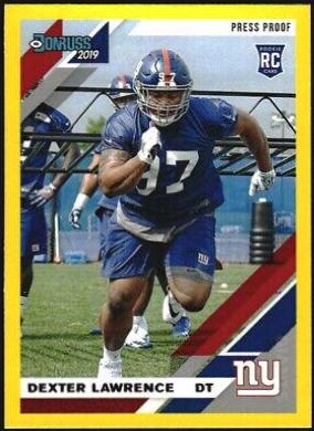 Dexter Lawrence [Yellow Press Proof] #257