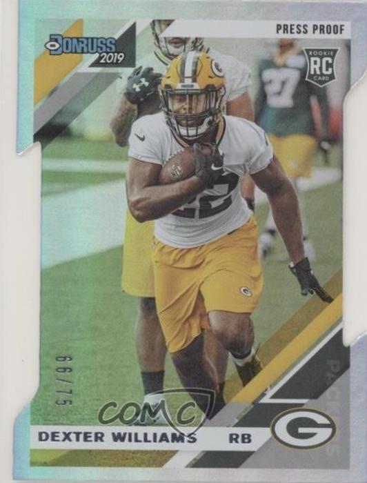 Dexter Williams [Silver Die Cut Press Proof] #296