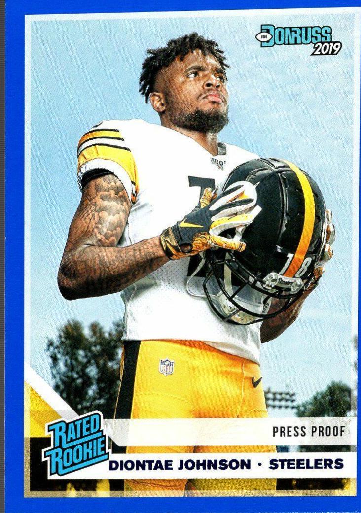Diontae Johnson [Blue Press Proof] #327