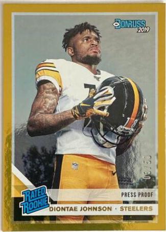 Diontae Johnson [Gold Press Proof] #327