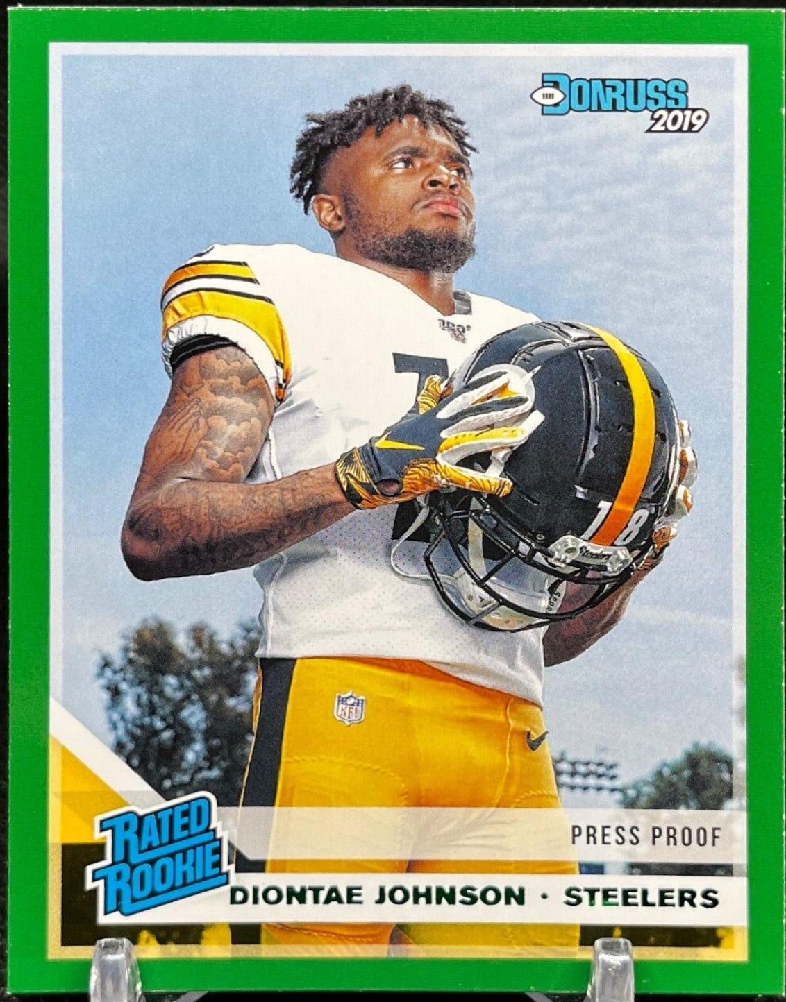 Diontae Johnson [Green Press Proof] #327