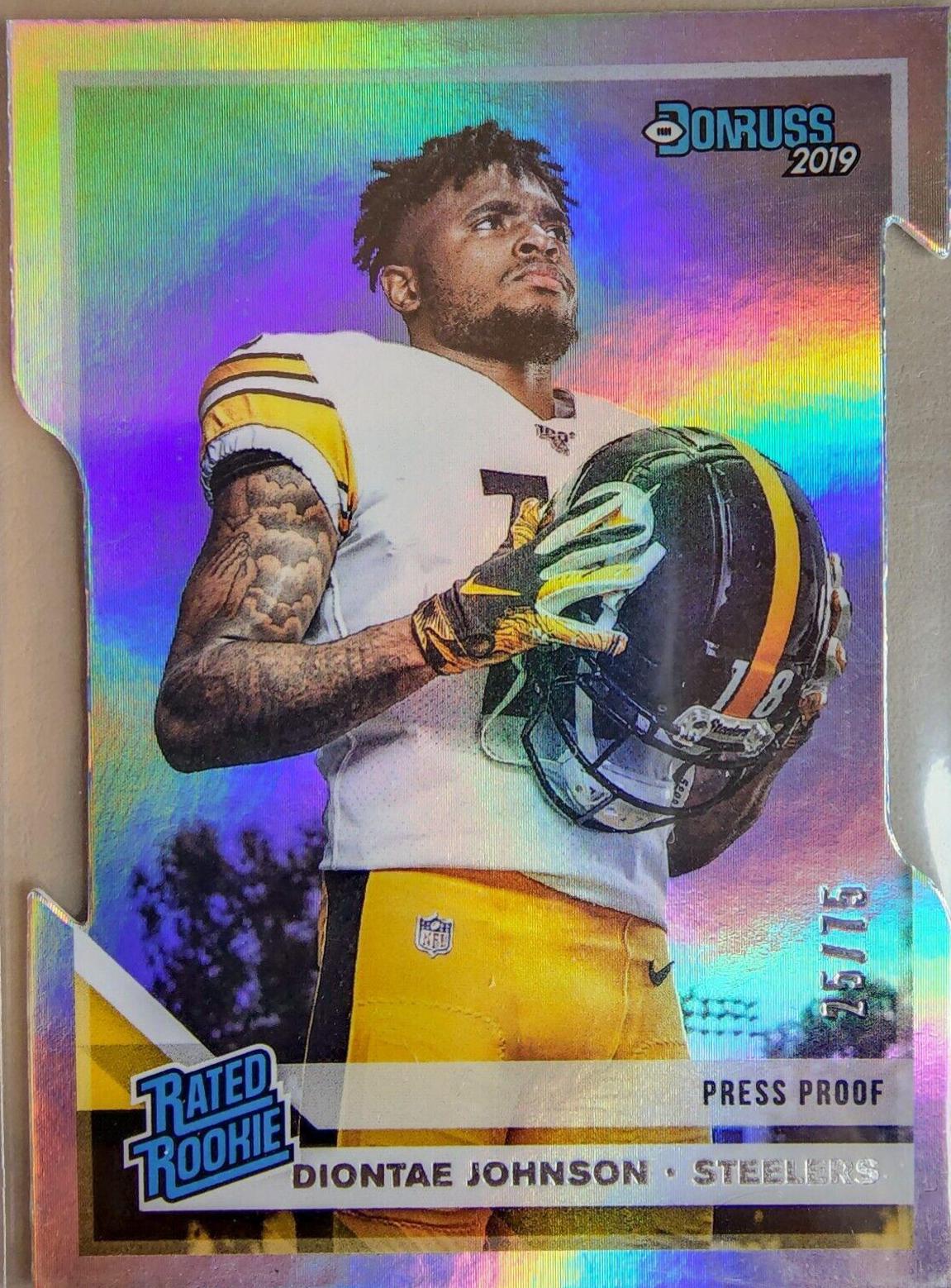 Diontae Johnson [Silver Die Cut Press Proof] #327