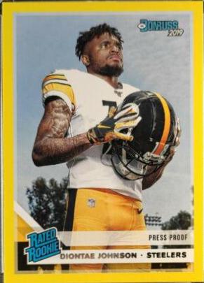 Diontae Johnson [Yellow Press Proof] #327