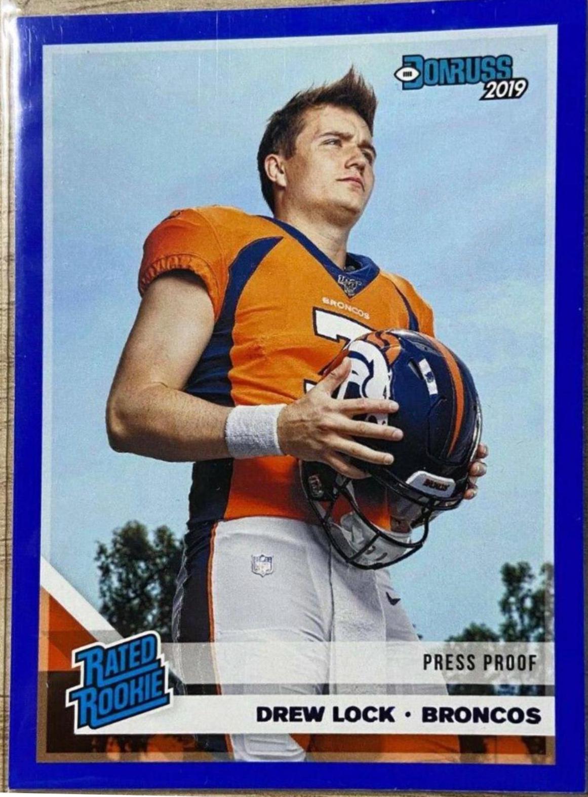 Drew Lock [Blue Press Proof] #303
