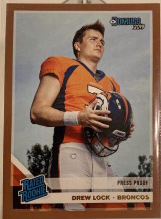 Drew Lock [Bronze Press Proof] #303