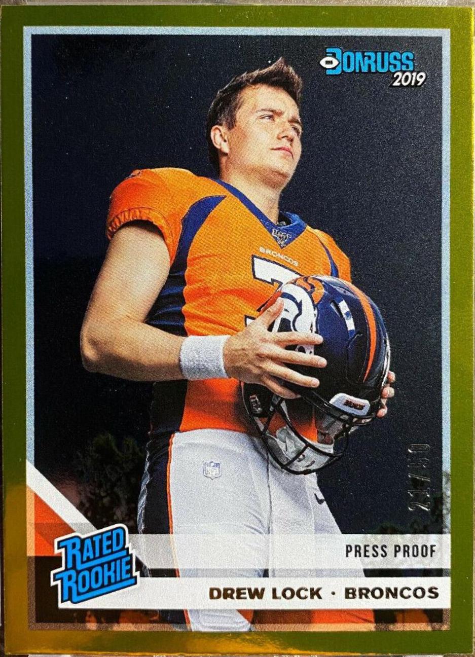 Drew Lock [Gold Press Proof] #303