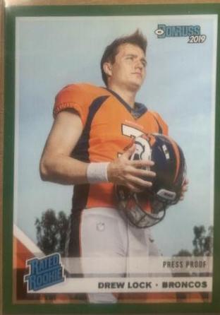Drew Lock [Green Press Proof] #303