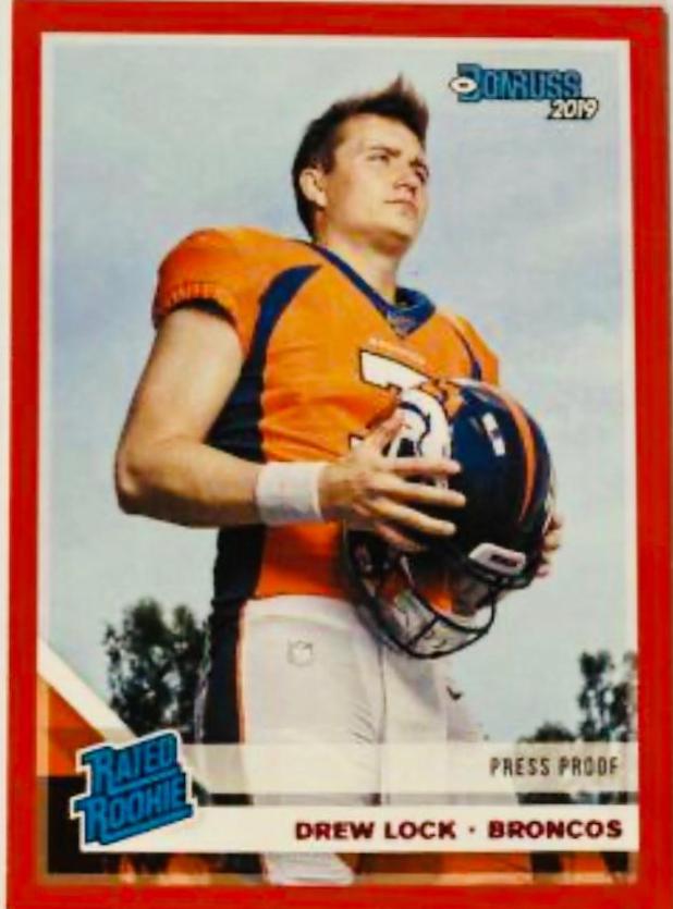 Drew Lock [Red Press Proof] #303