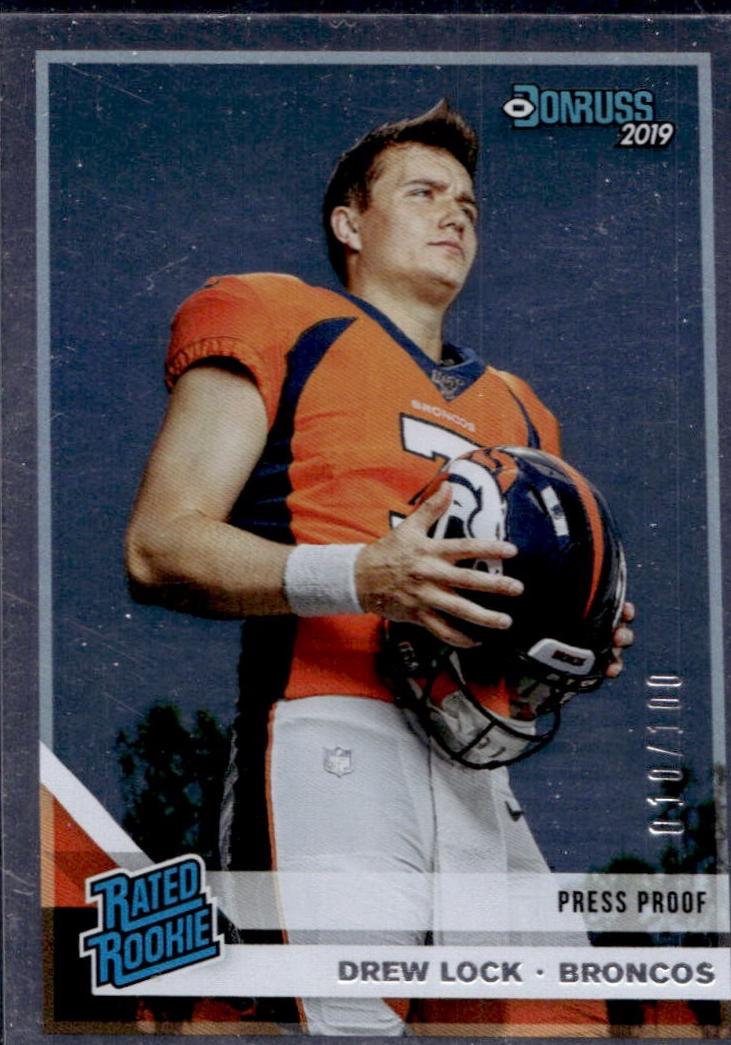 Drew Lock [Silver Press Proof] #303