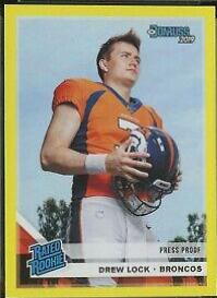 Drew Lock [Yellow Press Proof] #303