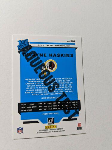 Dwayne Haskins [Aqueous Test] #301