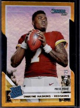 Dwayne Haskins [Gold Die Cut Press Proof] #301