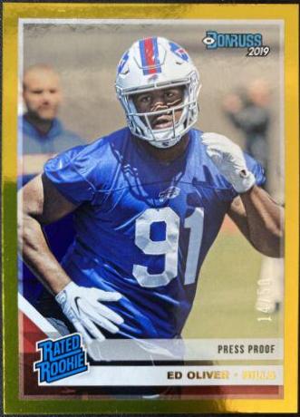 Ed Oliver [Gold Press Proof] #347