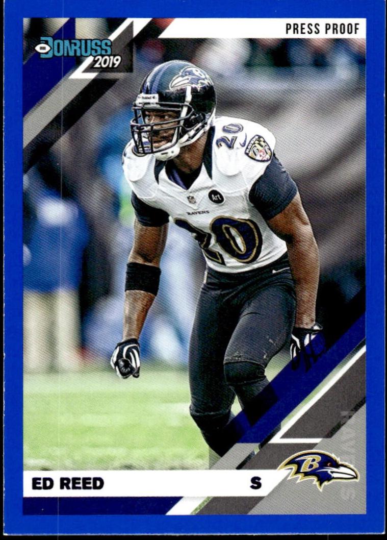 Ed Reed [Blue Press Proof] #32