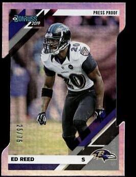 Ed Reed [Silver Die Cut Press Proof] #32