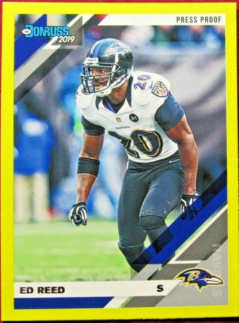 Ed Reed [Yellow Press Proof] #32