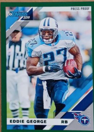 Eddie George [Green Press Proof] #249