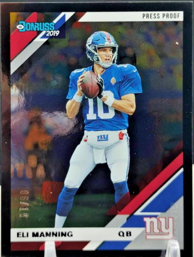 Eli Manning [Black Press Proof] #178