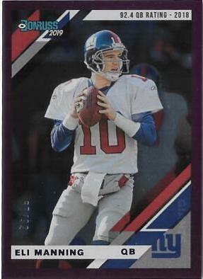 Eli Manning [Season Stat Line] #178
