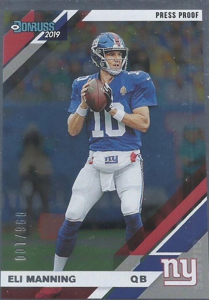 Eli Manning [Silver Press Proof] #178