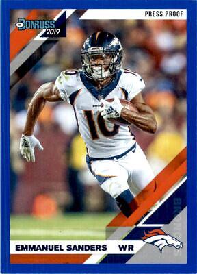 Emmanuel Sanders [Blue Press Proof] #87