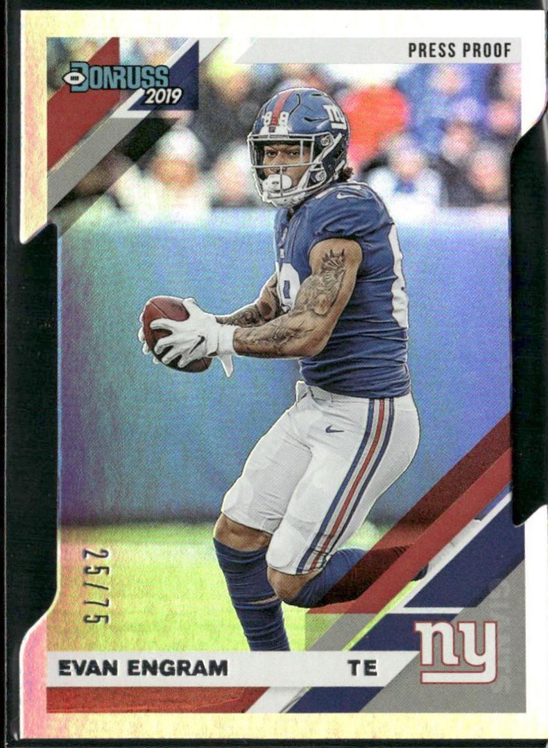 Evan Engram [Silver Die Cut Press Proof] #182