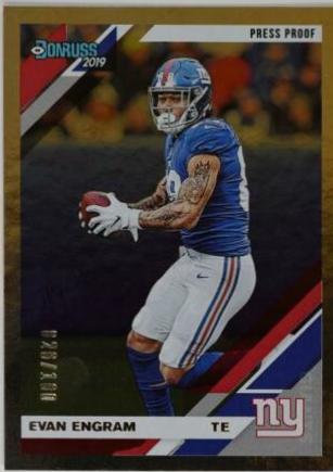 Evan Engram [Silver Press Proof] #182